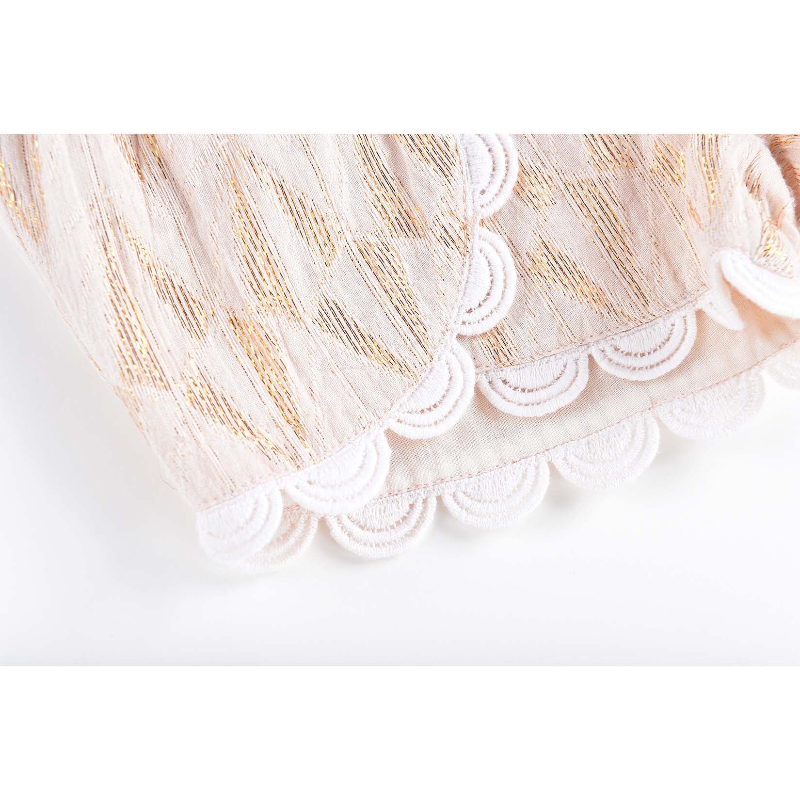Girls Blush Psyche Lurex Shorts