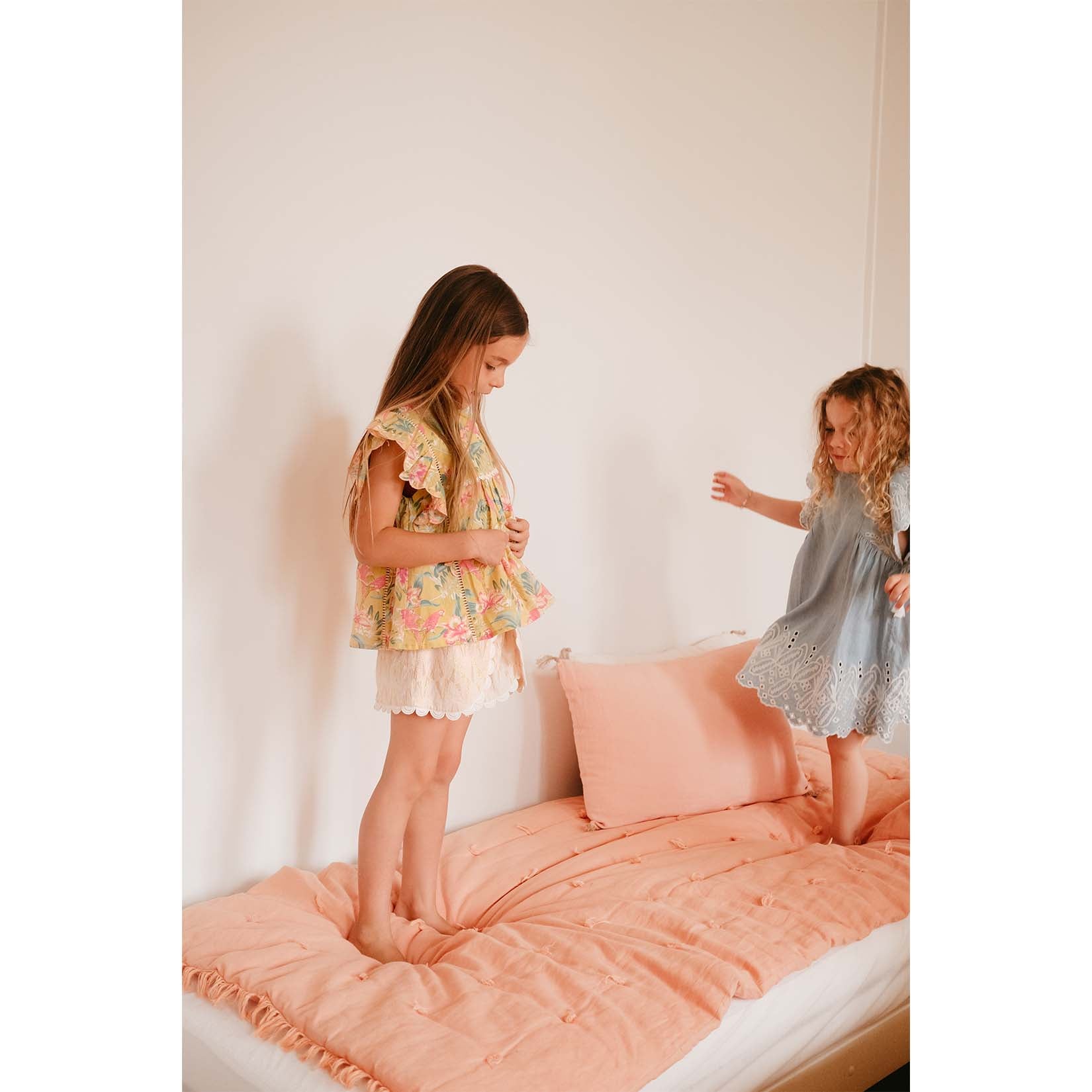 Girls Soft Honey Parrots Blouse