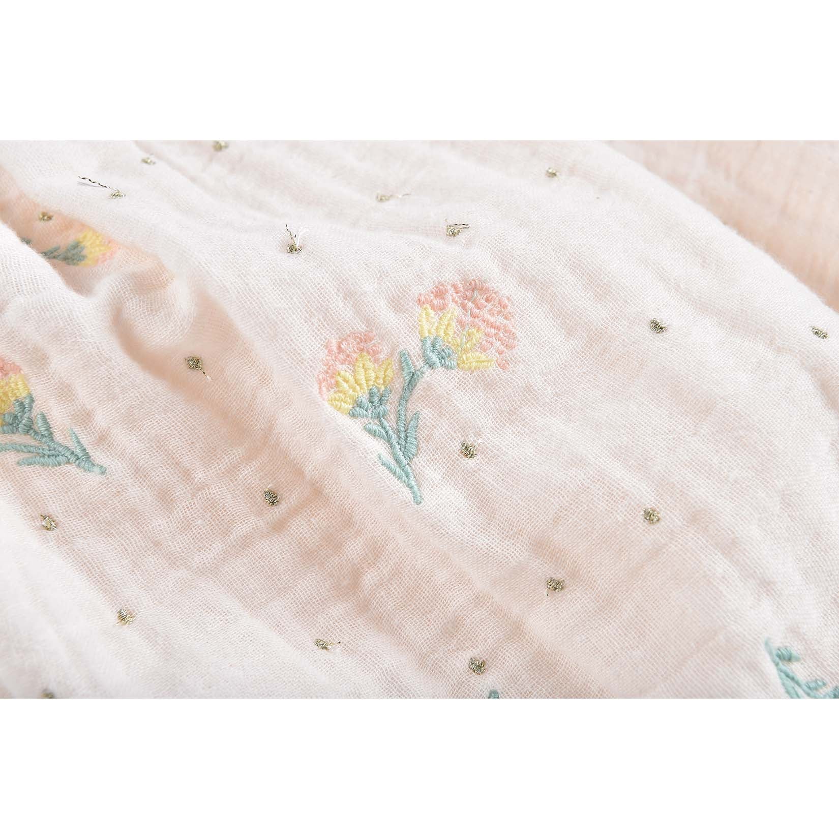 Girls Blush Dandelion Flowers Jumpsuit