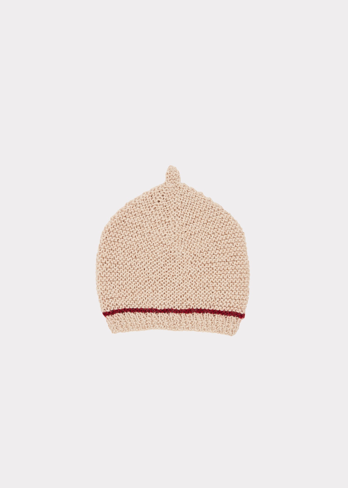 Baby Girls & Boys Beige Alpaca Hat