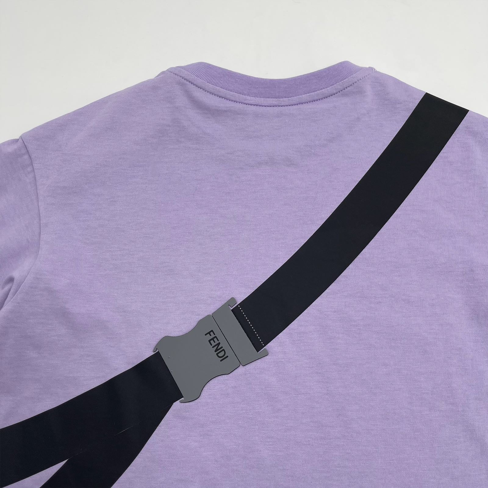 Boys & Girls Purple Printed Cotton T-Shirt