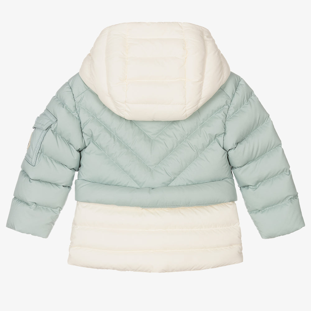 Baby Girls Blue "Liama" Padded Down Jacket