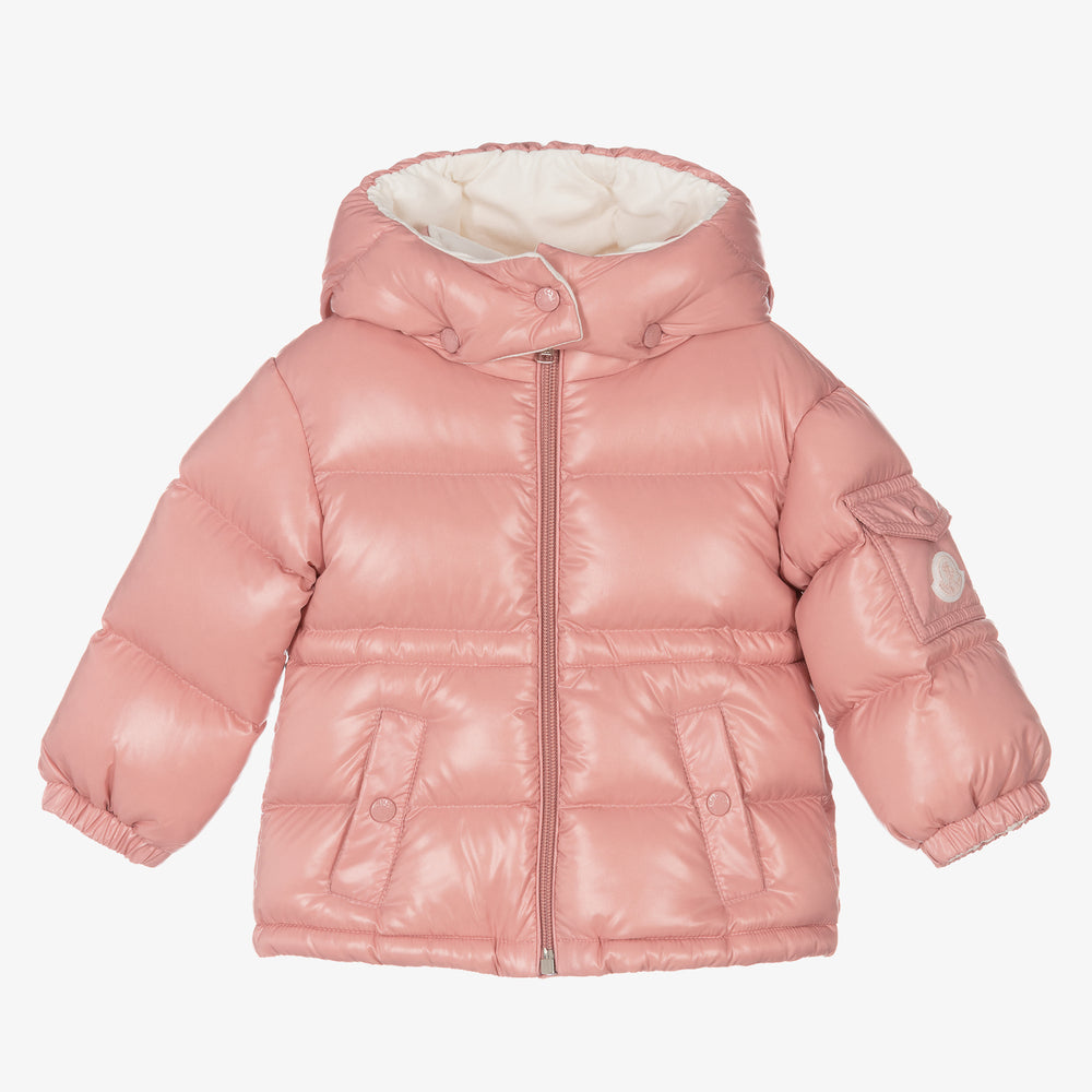 Baby Girls Pink "MAIRE" Padded Down Jacket