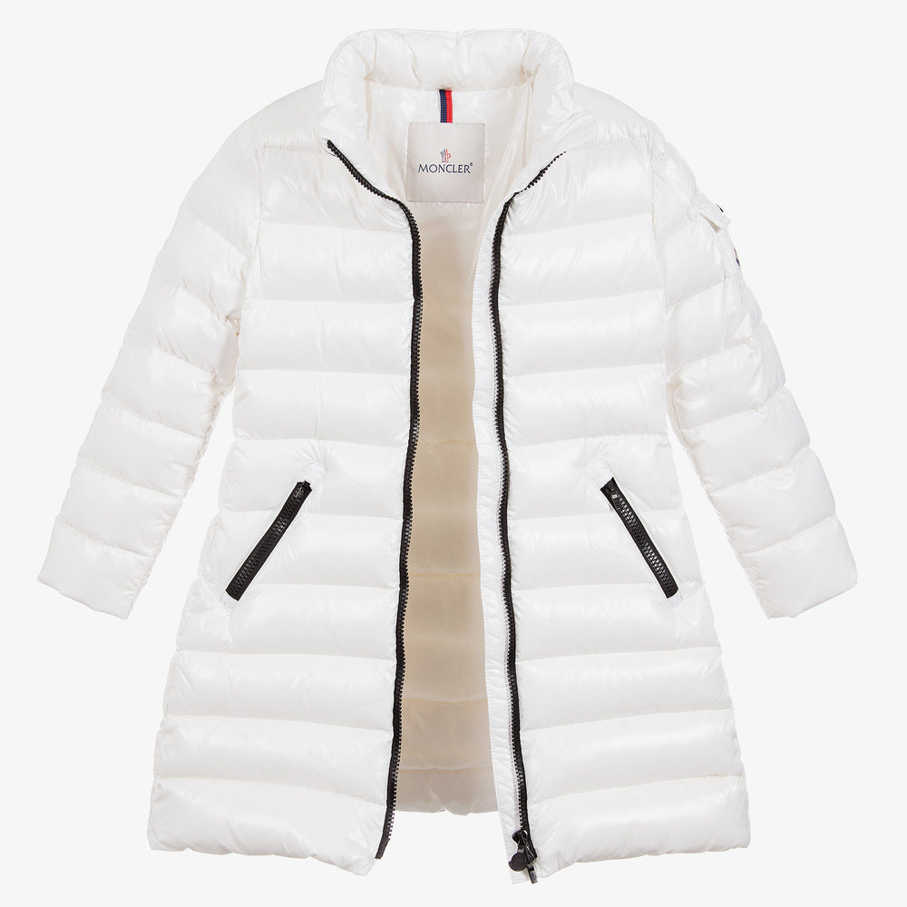 Girls White "MOKA" Padded Down Coat