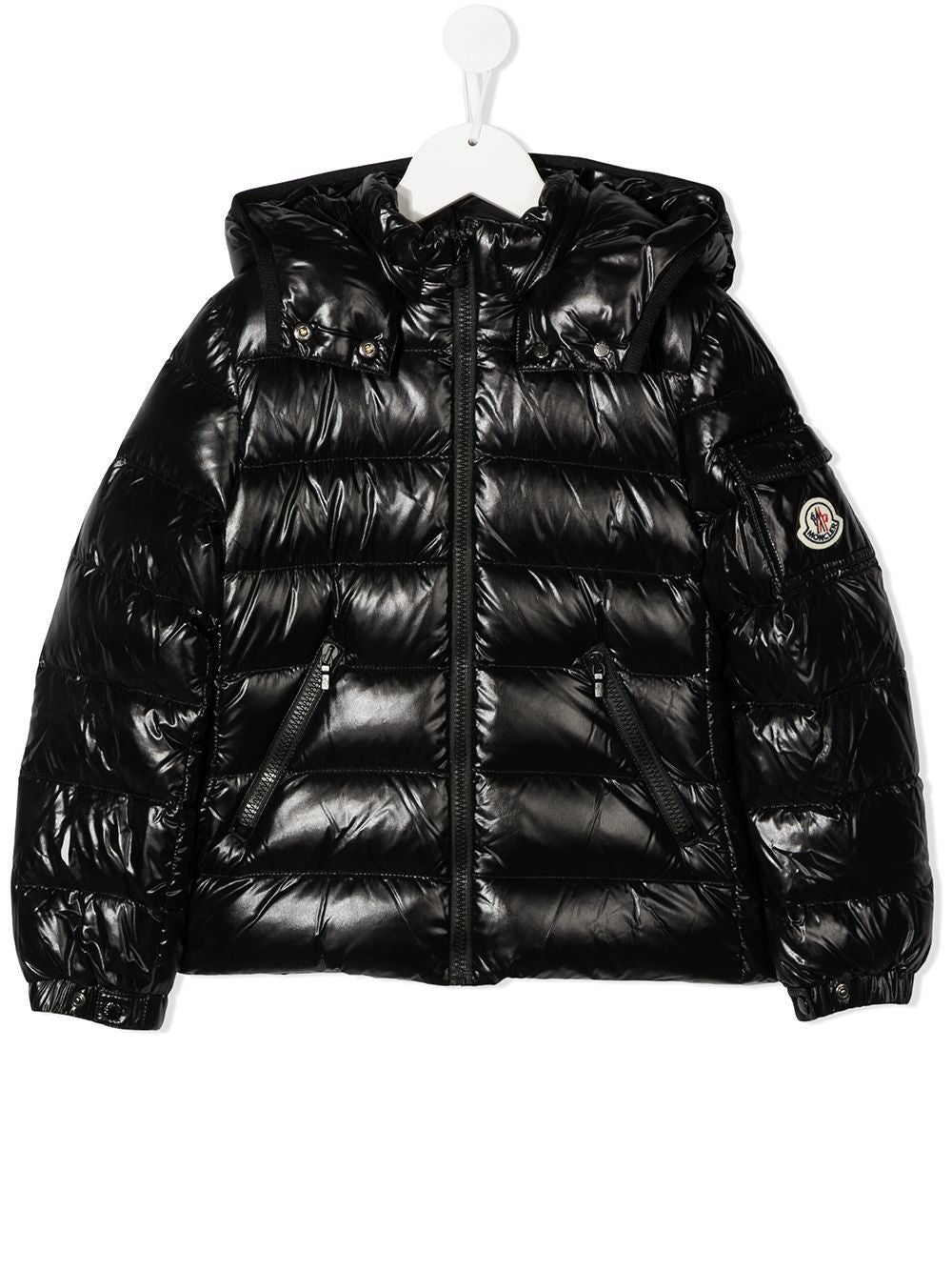 Girls Black 'Bady' Padded Down Jacket