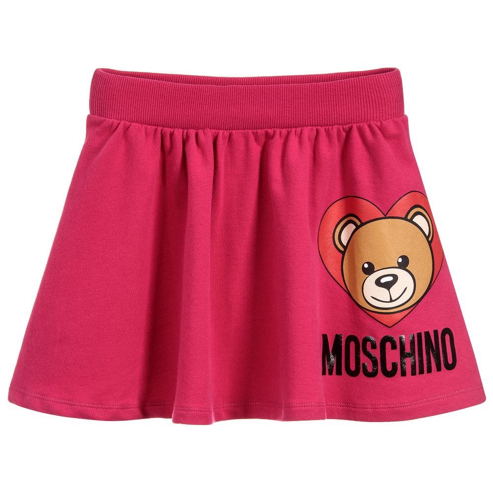 Girls Cherrish Red Cotton Skirts