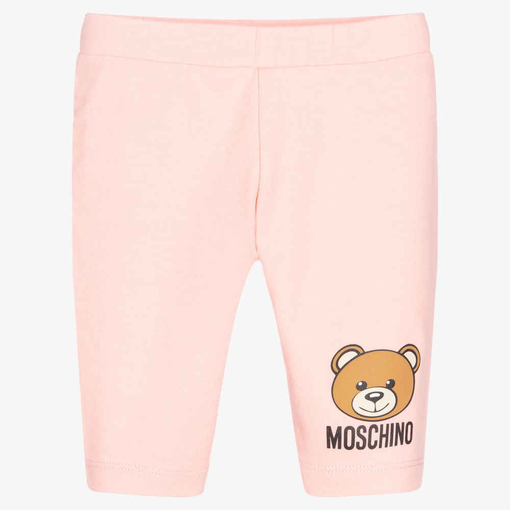 Baby Girls Pink Cotton Trousers