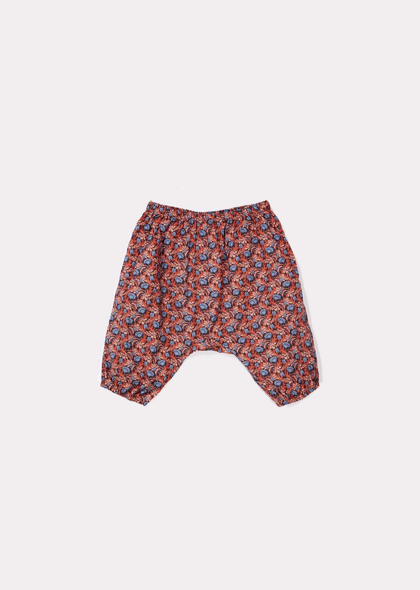 Baby Girls Poppy Printing Cotton Trousers