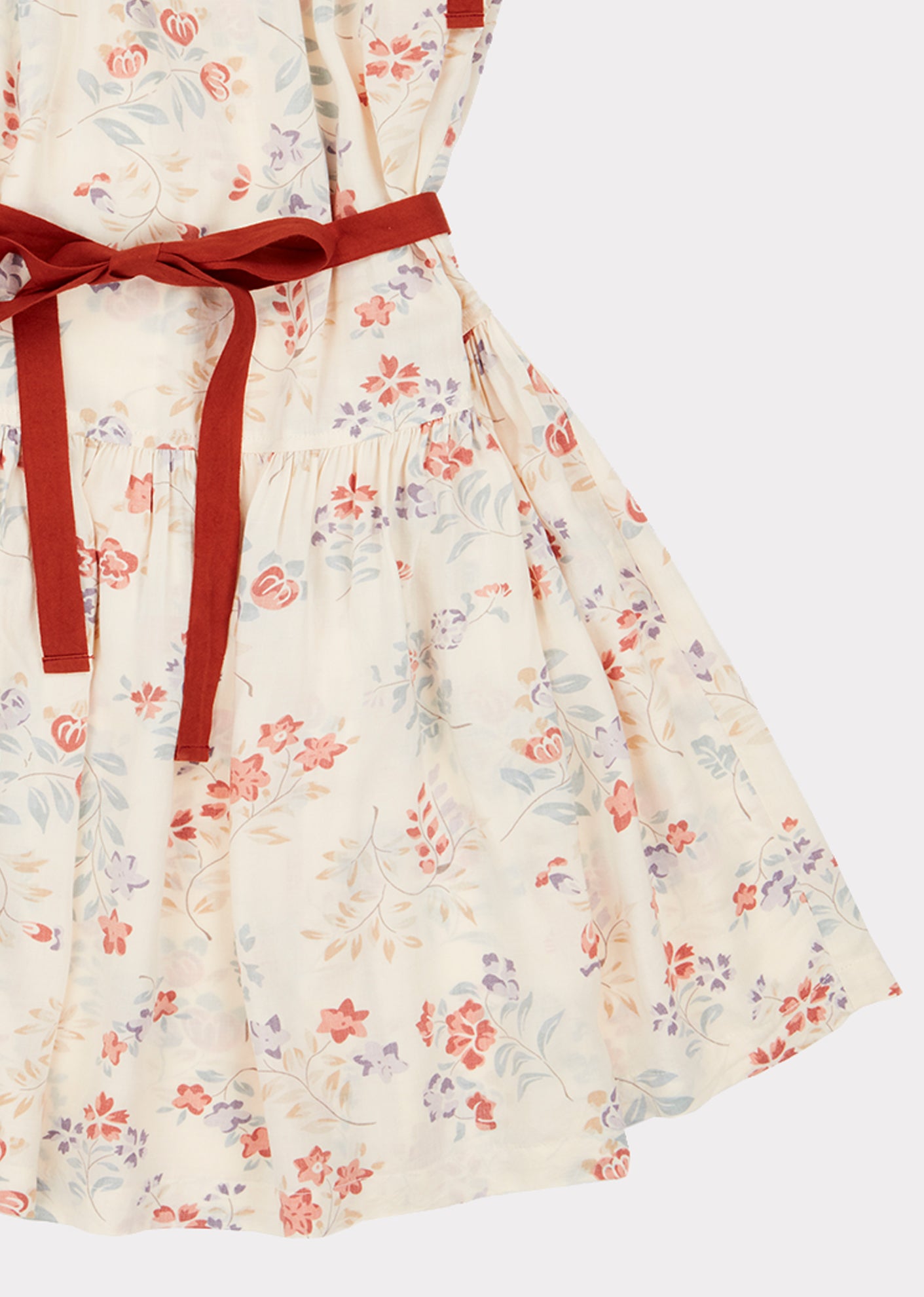 Girls Light Yellow Flowers Dress