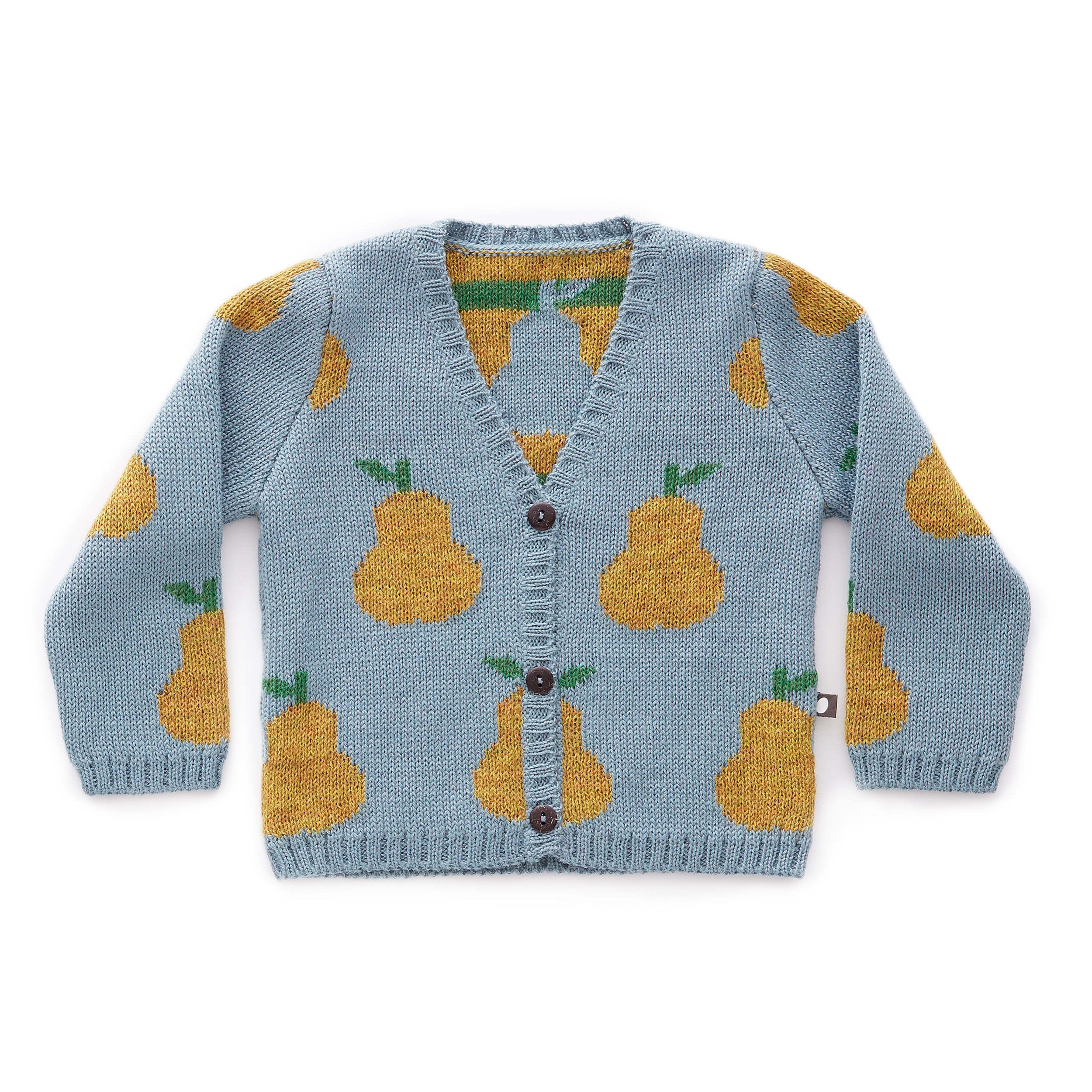Baby Mist & Mustard Baby Alpaca Cardigan