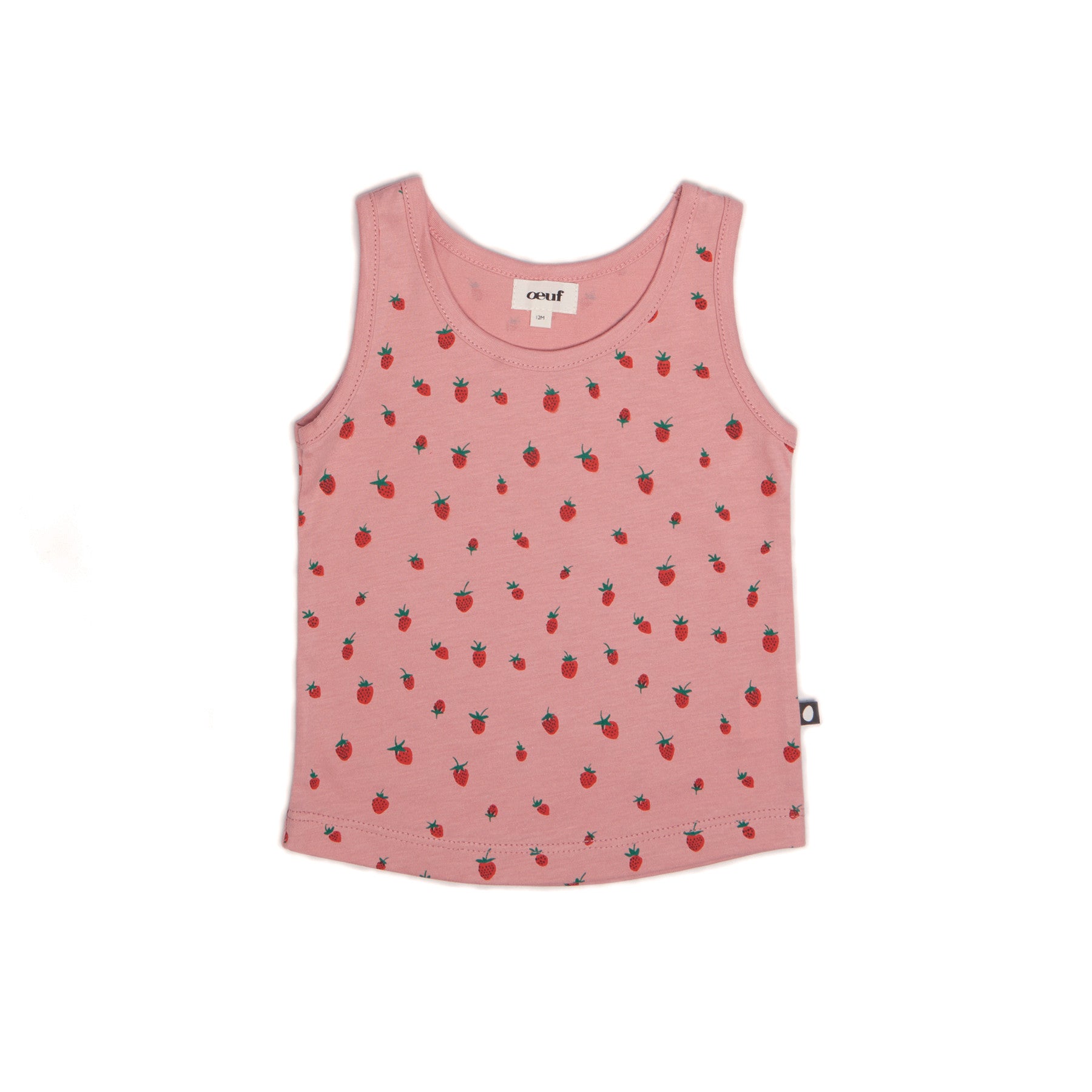 Girls Rose Strawberries Printed Vest