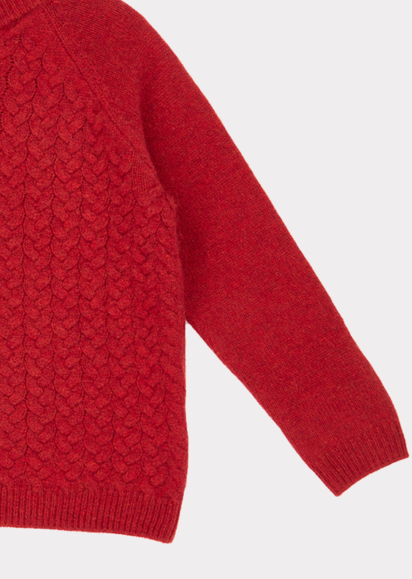 Boys & Girls Berry Owl Cable Jumper
