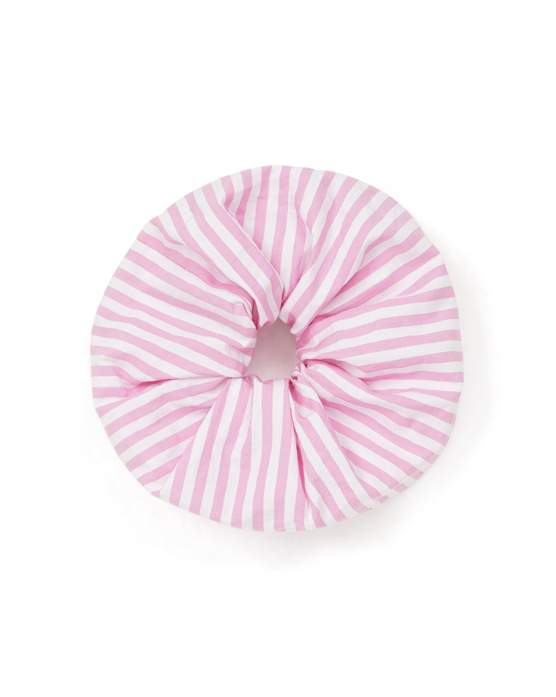 Girls Pink Stripes Hair Ring