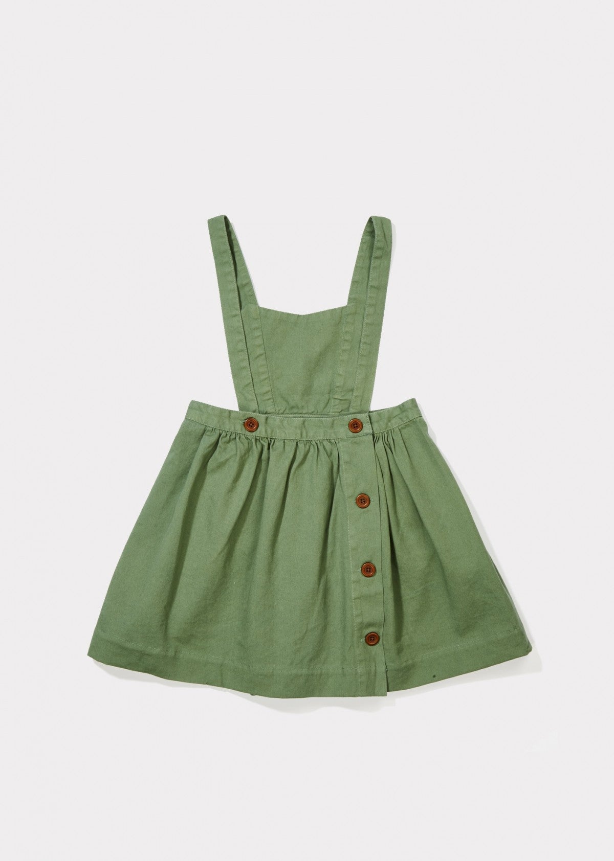Girls Jadeite Green Cotton Skirt