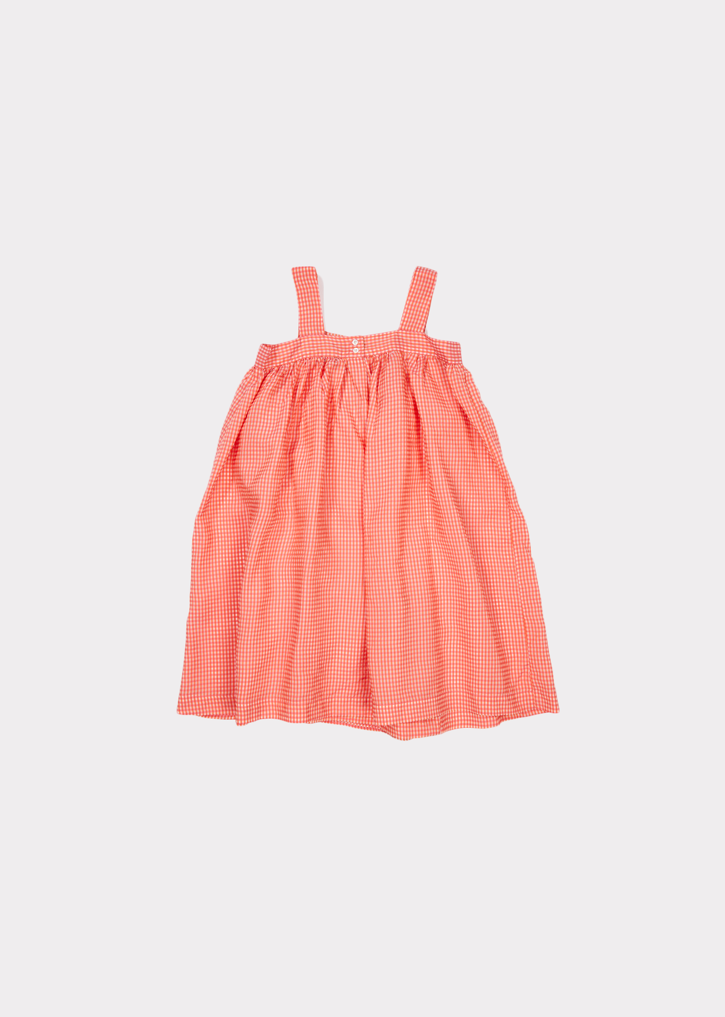 Girls Strawberry Check Dress