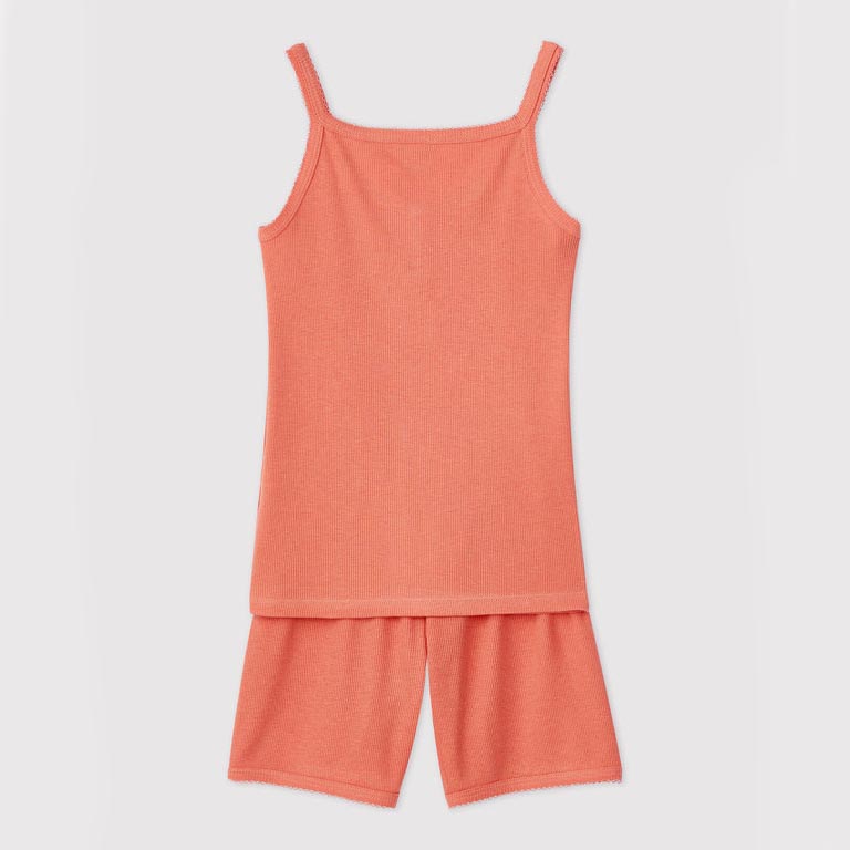 Girls Pink Vest Set