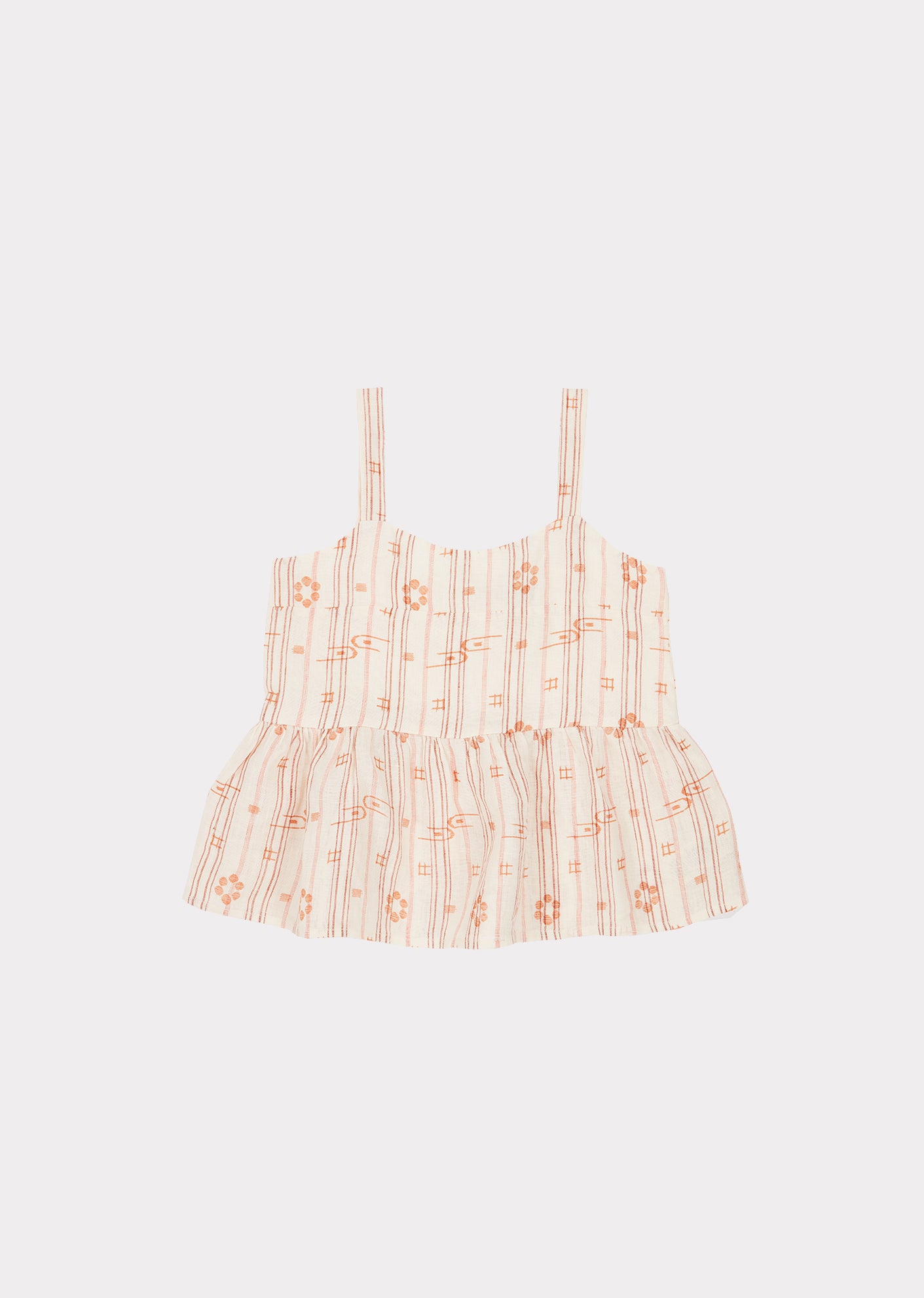 Girls Light Pink Cotton Set