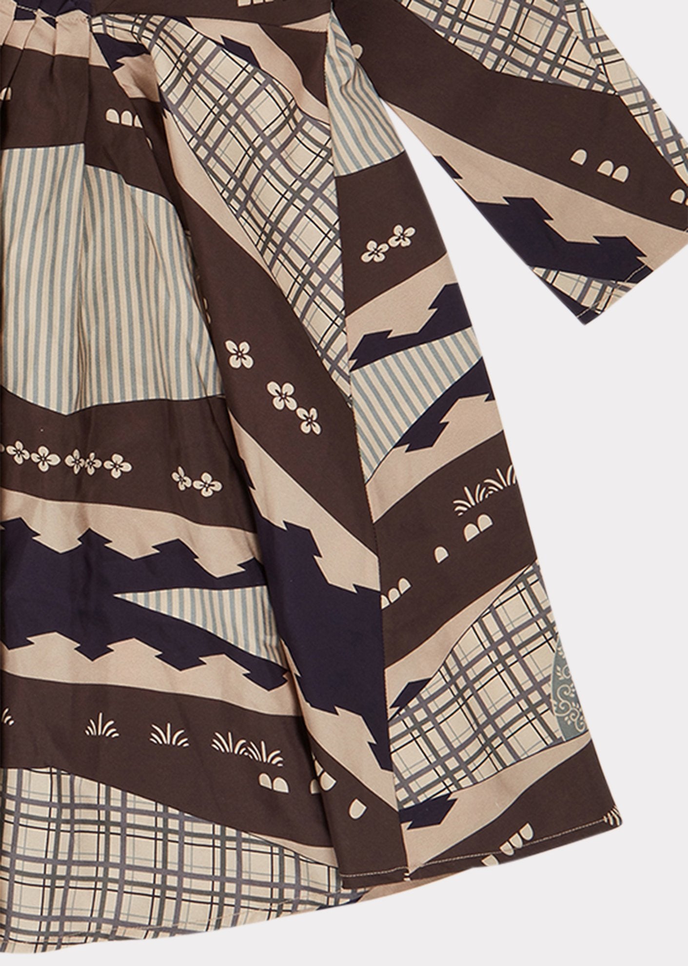 Girls Geometric Puffin Dress