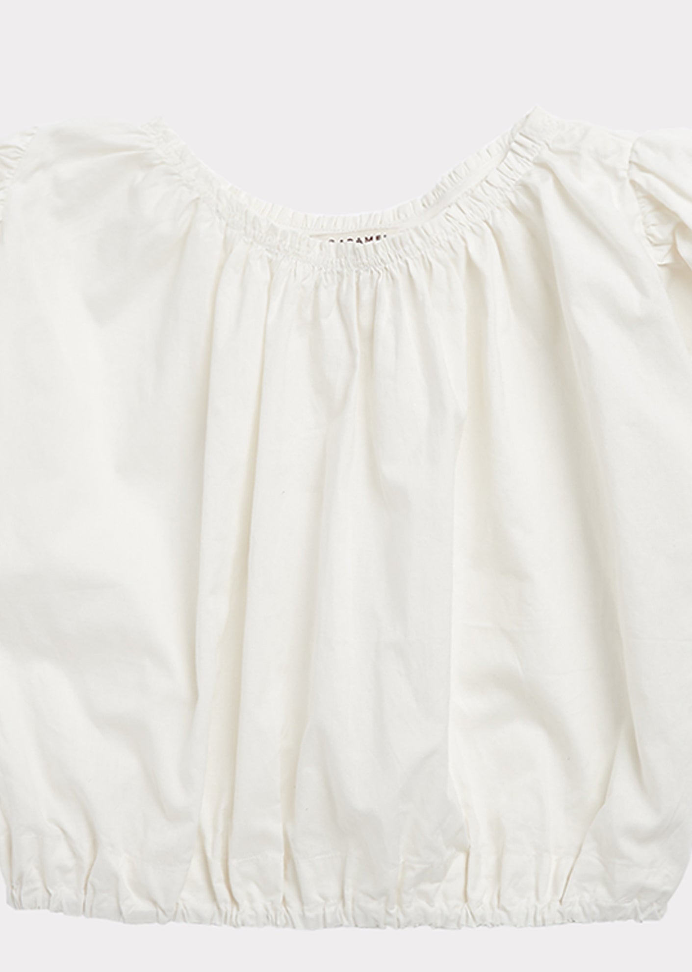 Girls White Cotton Top