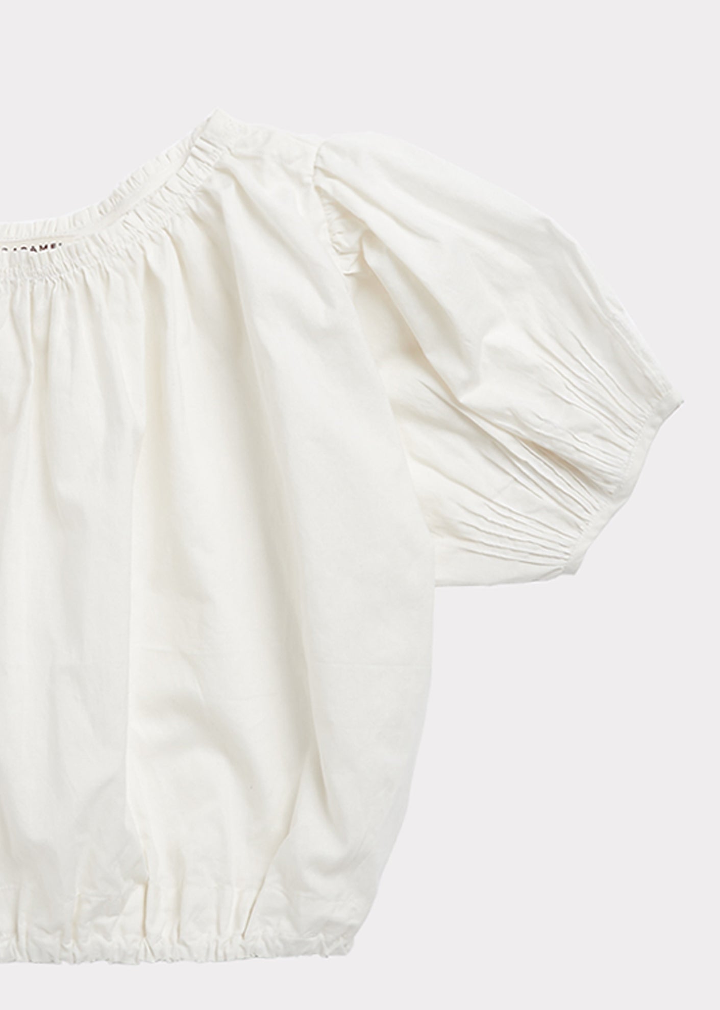 Girls White Cotton Top