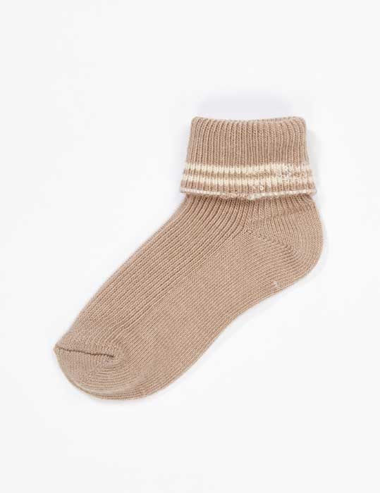 Baby Girls Camel Cotton Socks