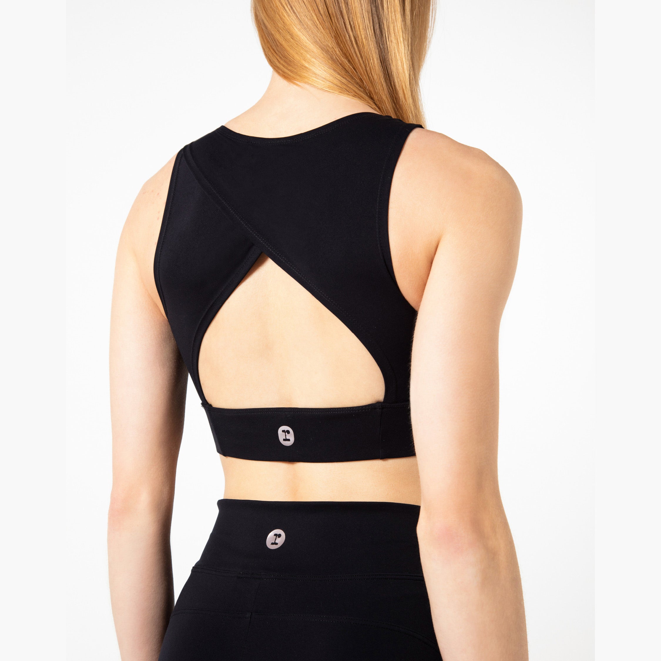 Girls Black Sport Vest