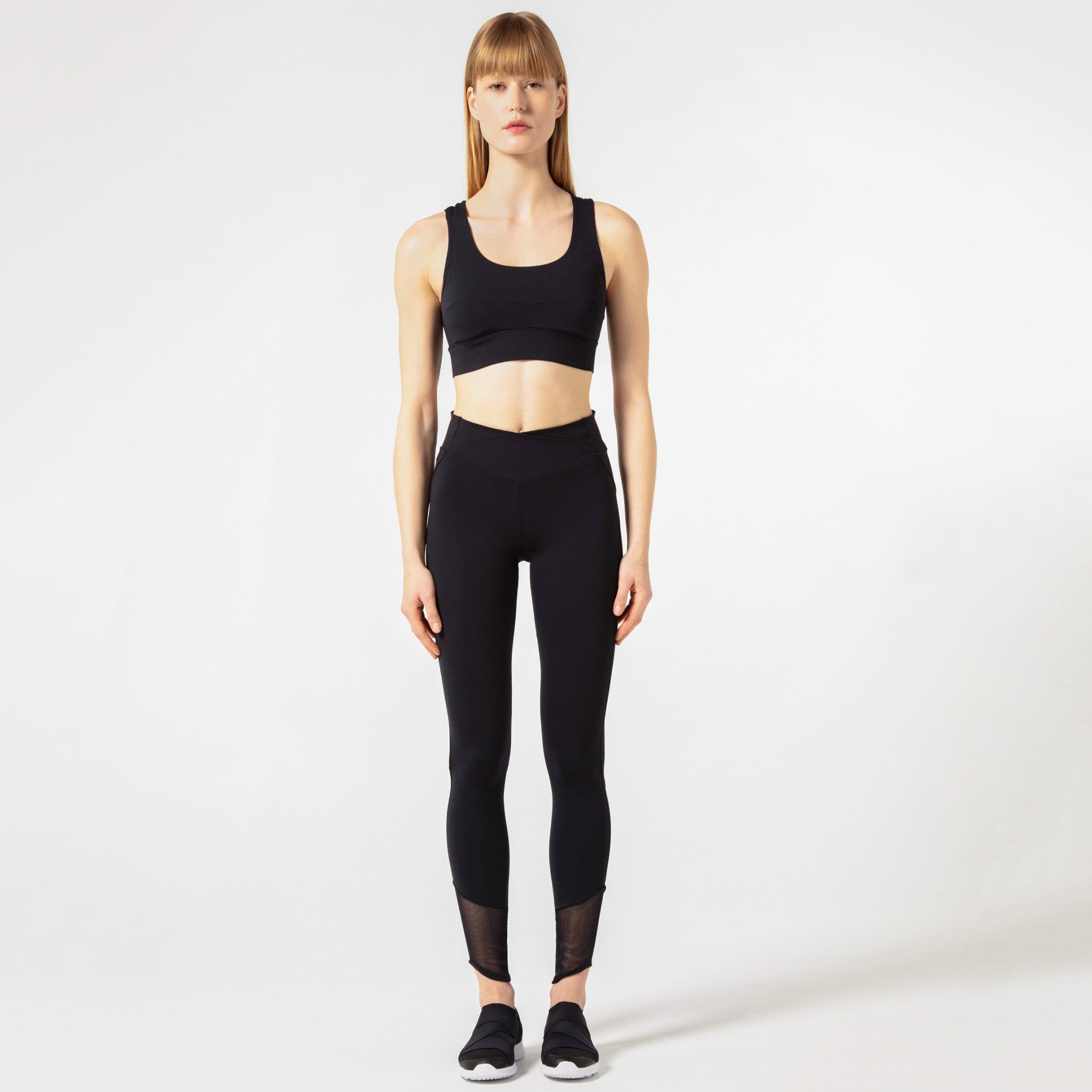 Girls Black Sport Vest