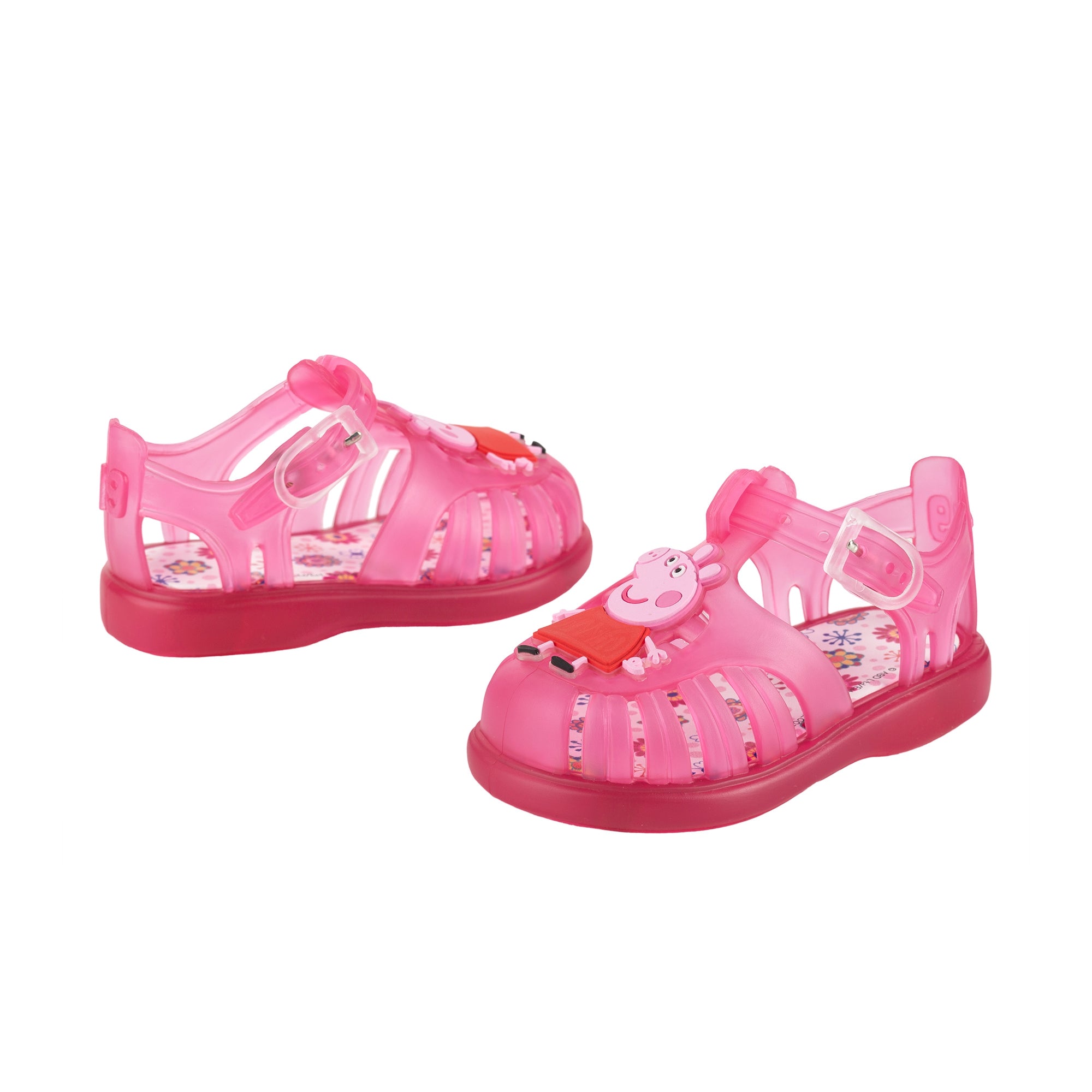 Girls Transparent Pink Jelly Shoes