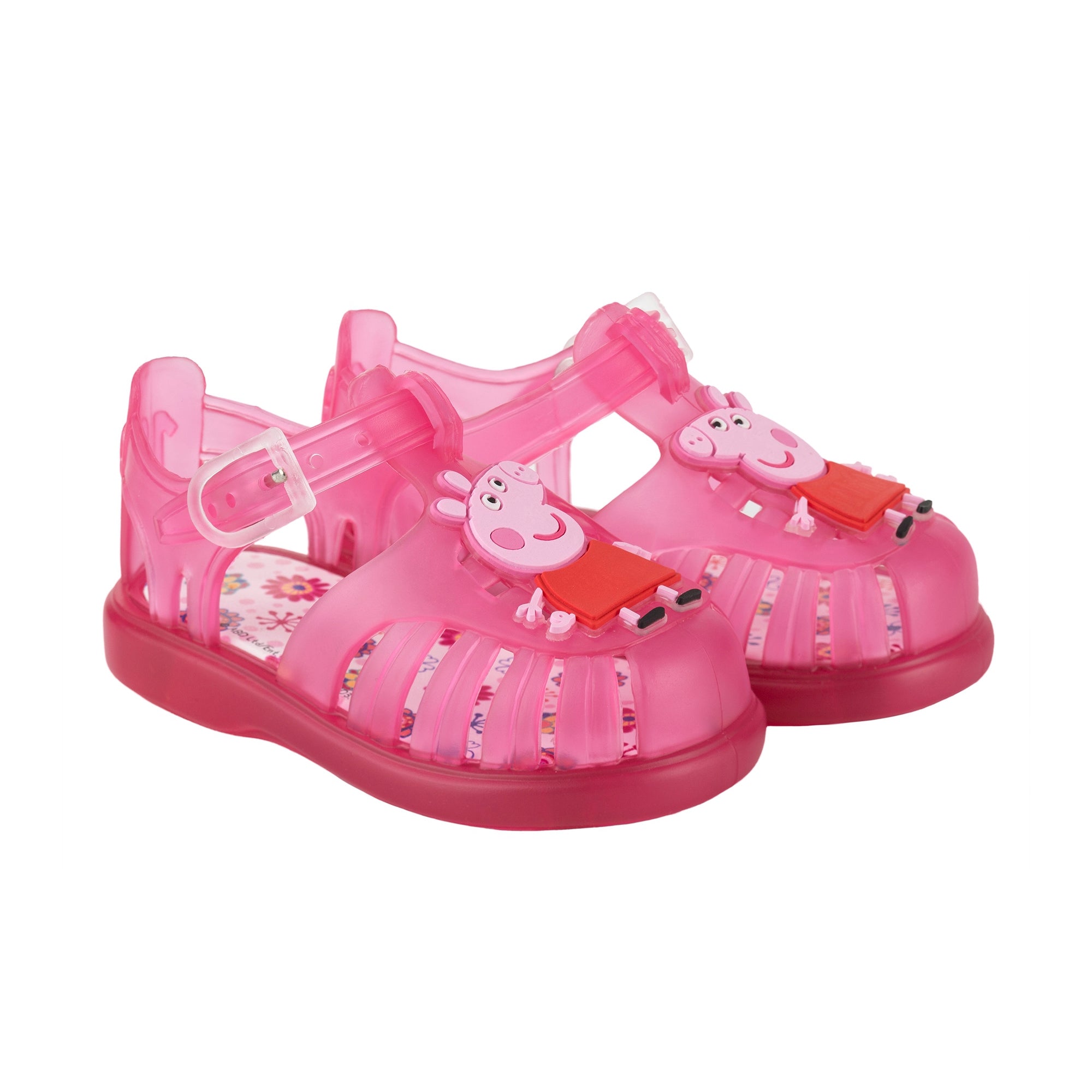 Girls Transparent Pink Jelly Shoes