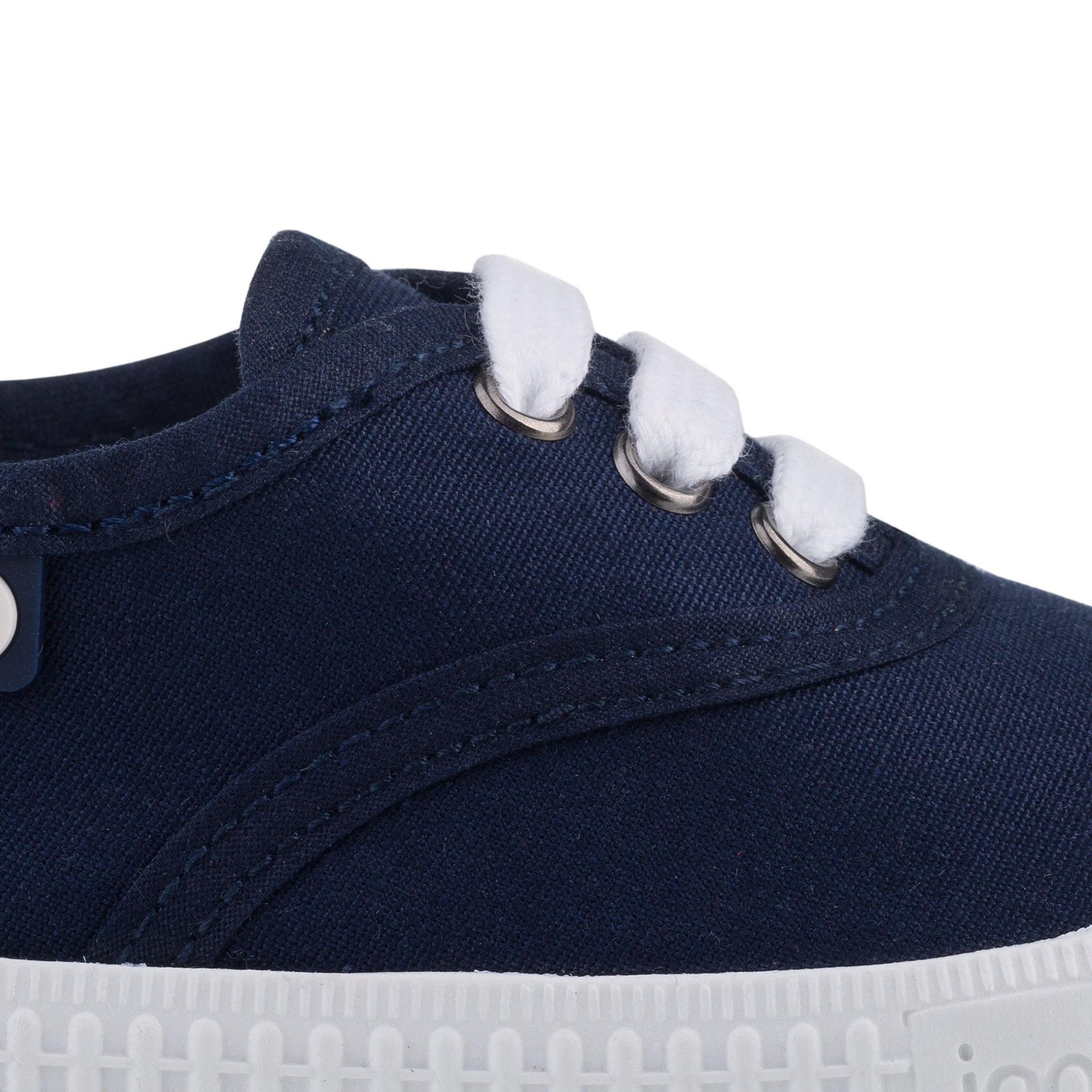Girls & Boys Navy Cotton Shoes