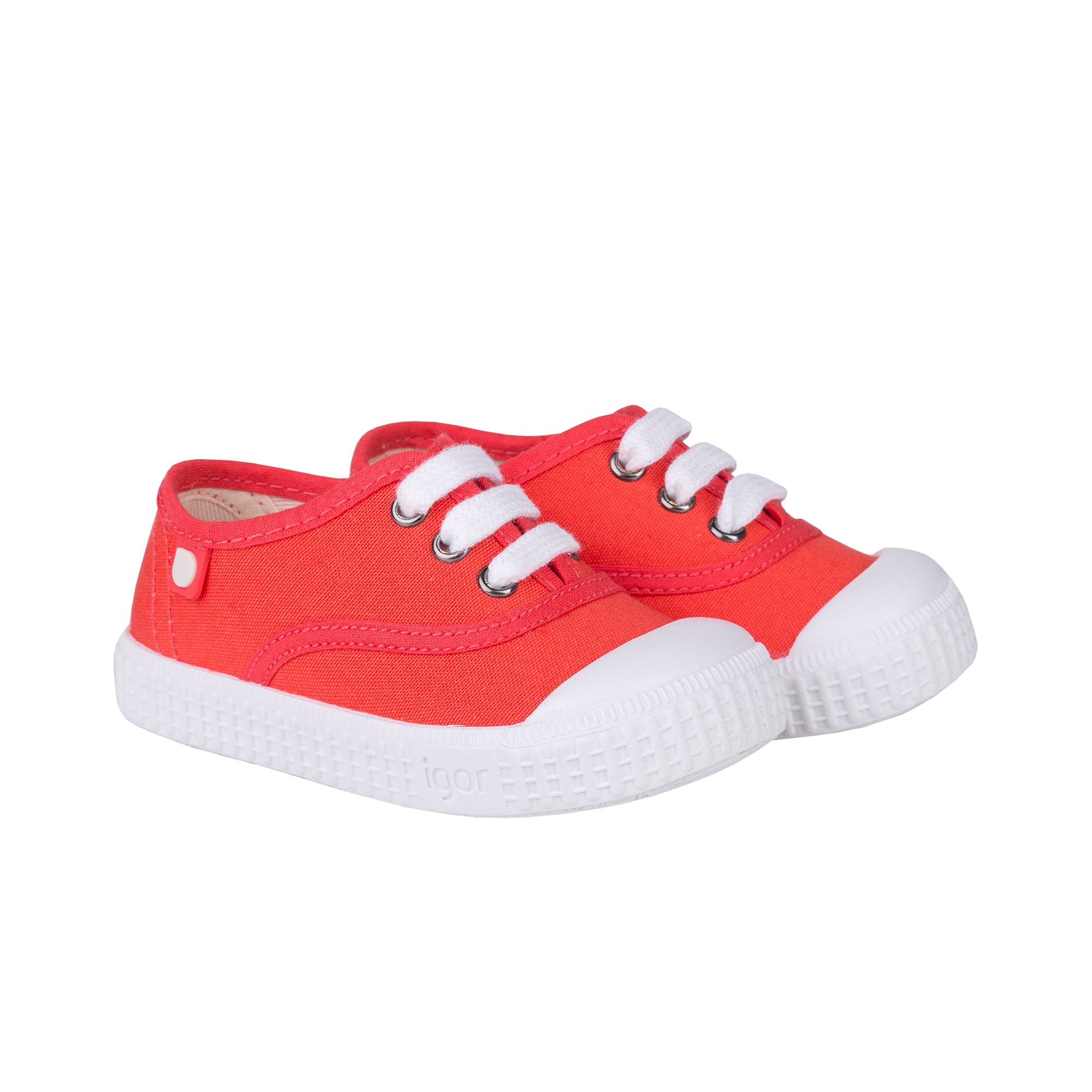 Girls Orange Cotton Shoes