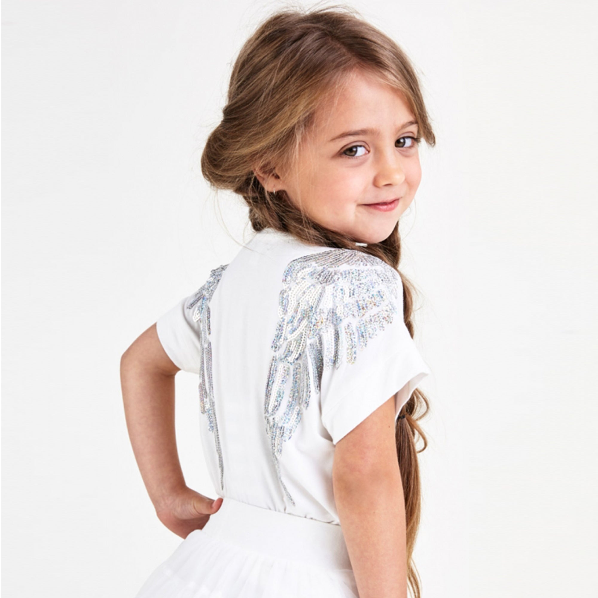 Girls White T-shirt