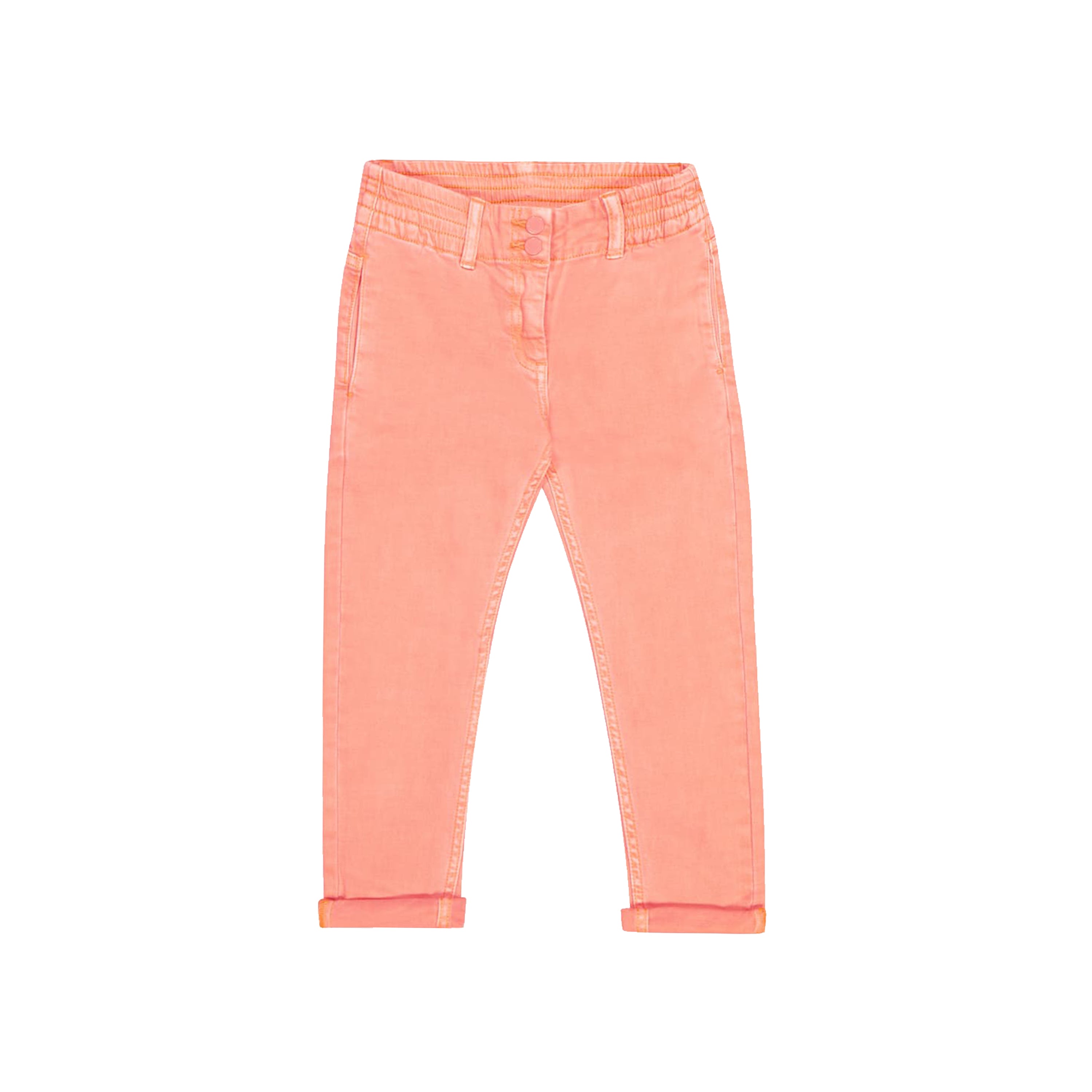 Girls Light Pink Denim Trousers
