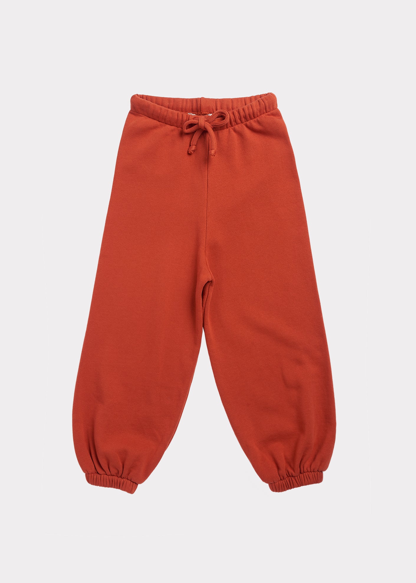 Girls Red Cotton Trousers