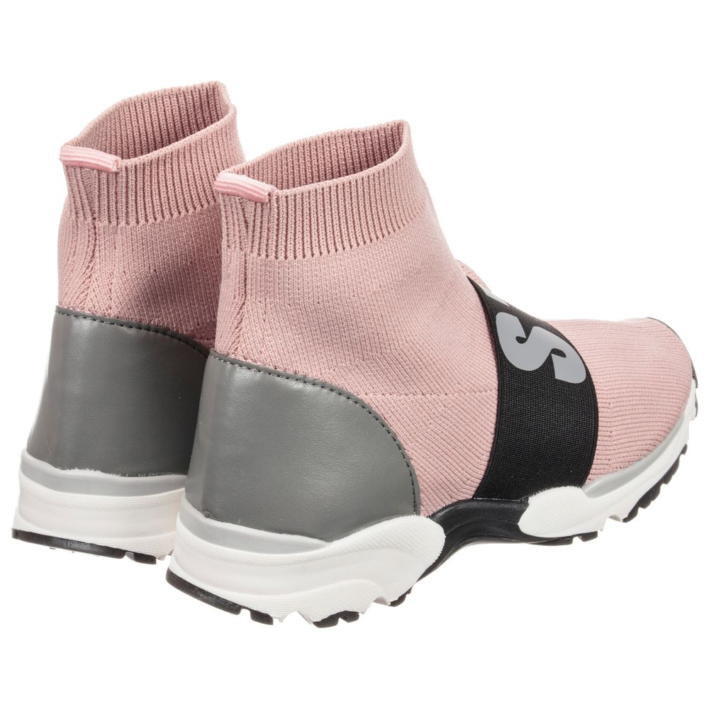Girls Dusky Rose Logo Shoes