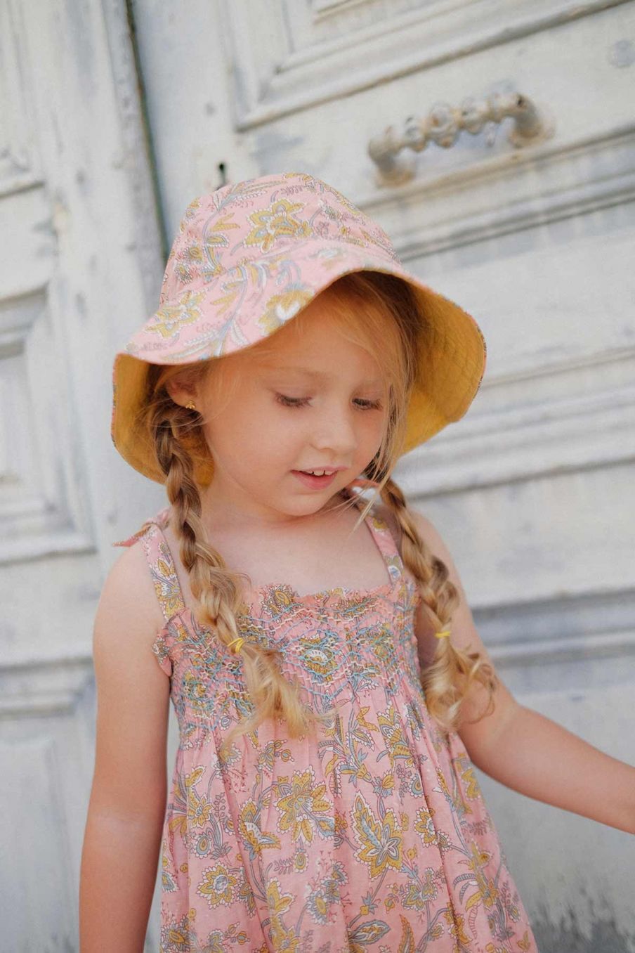 Girls Pink Sunhat