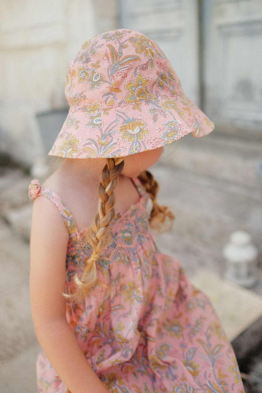 Girls Pink Sunhat