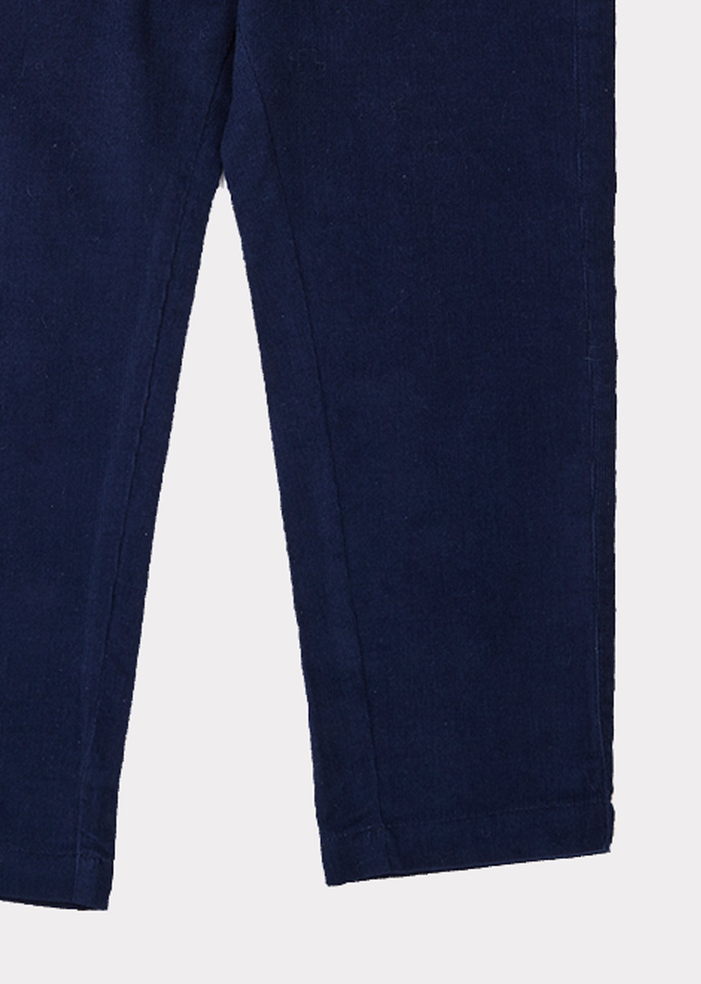 Girls Dark Blue Cotton Trousers