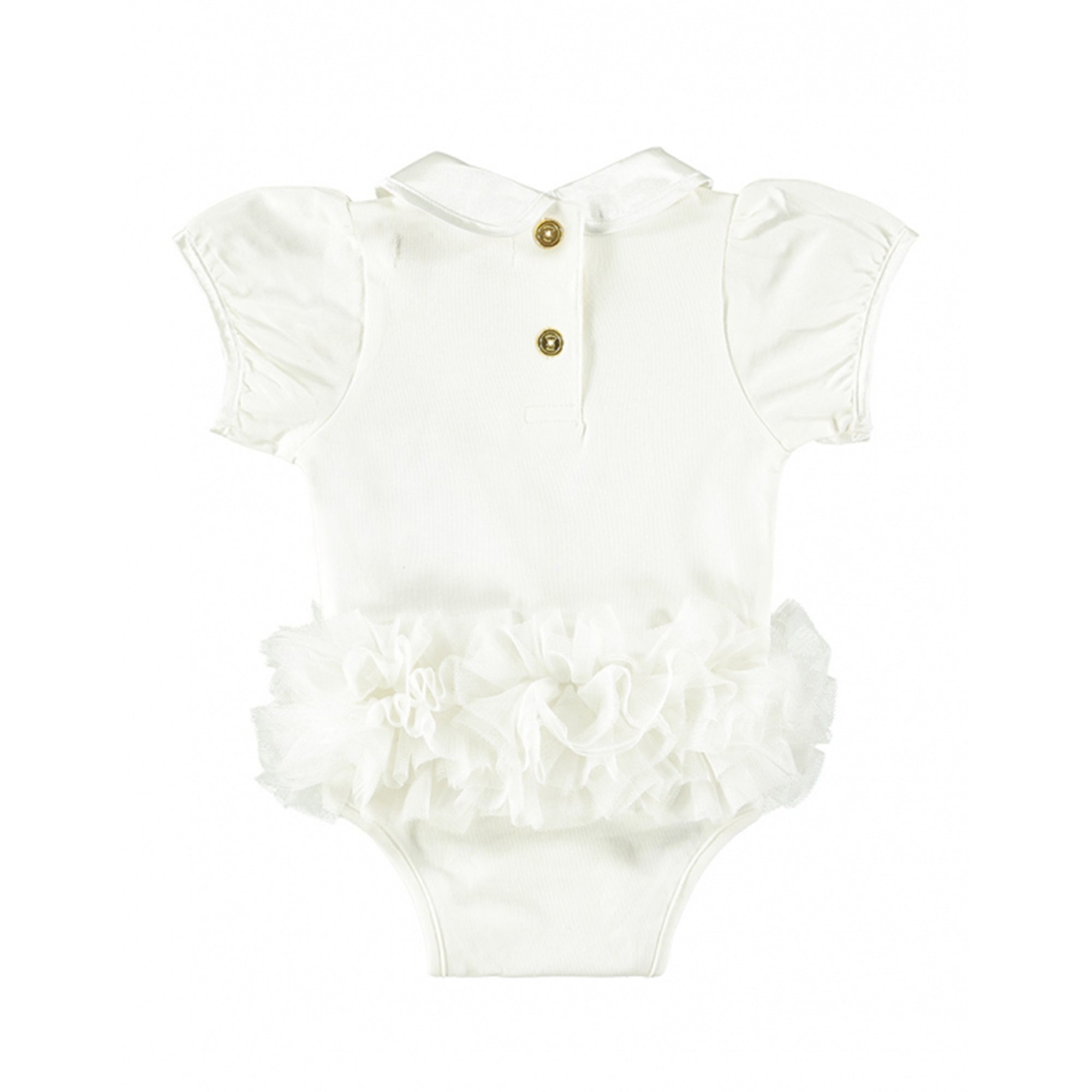 Baby Girls White Babysuit