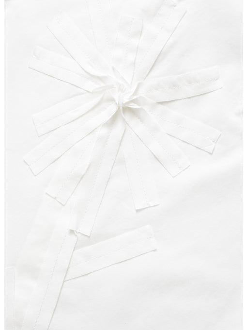Girls White Cotton Top