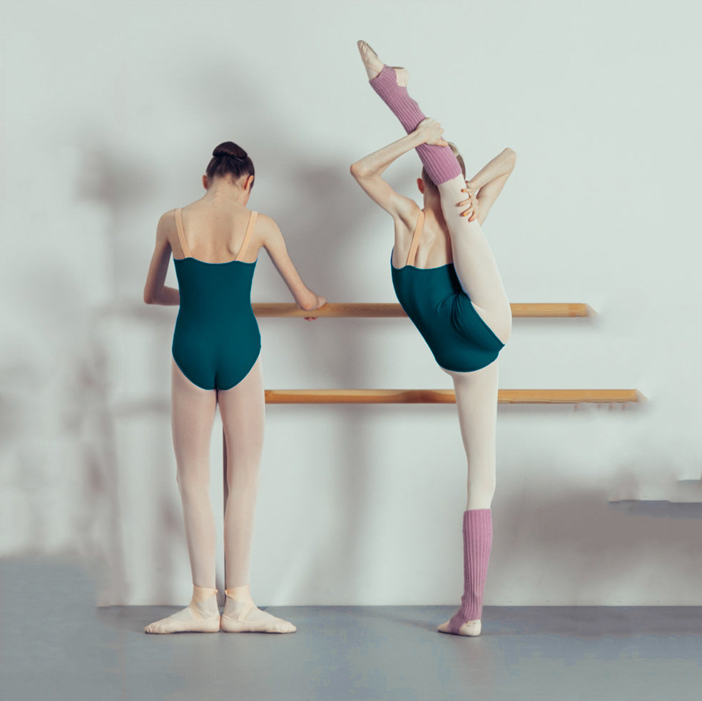 Girls Green Ballet Onesies